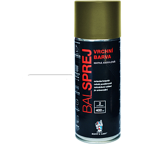 BALSPREJ top universal acrylic spray paint, RAL 6003 olive green matte, 400 ml BALSPREJ top universal acrylic spray paint, RAL 6003 olive green matte, 400 ml