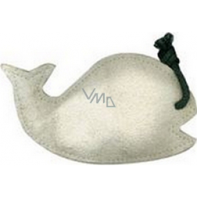 Lufa Cylindrica Natural massage cloth for children whale 17 x 10 cm LF238