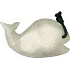 Lufa Cylindrica Natural massage cloth for children whale 17 x 10 cm LF238
