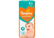 Pampers Sleep & Play 4 Maxi 7 - 14 kg plenkové kalhotky 50 kusů