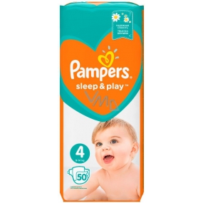 Pampers Sleep & Play 4, 9 - 14 kg diaper panties 50 pieces