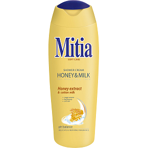 Mitia Honey & Milk shower gel, 400 ml