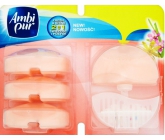 Ambi Pur Blossoming Flowers toilet block and 3 refills 4 x 55 ml