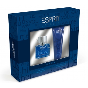 Esprit Connect for Him EdT 30 ml Eau de Toilette + 75 ml Shower Gel, gift set