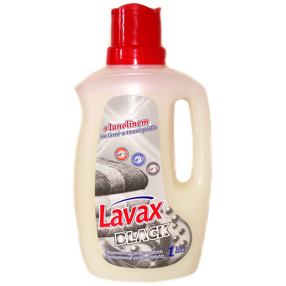 Lavax Black liquid laundry detergent with lanolin 1 l