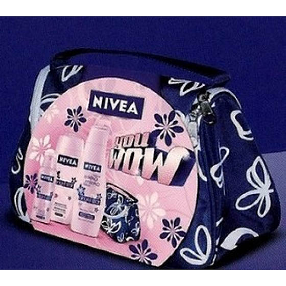 Nivea Angel shower gel 250 ml + antiperspirant spray 150 ml + body lotion 250 ml, for women cosmetic set