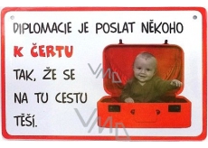 Nekupto Humor in the Czech Republic humorous sign 15 x 10 cm 1 piece