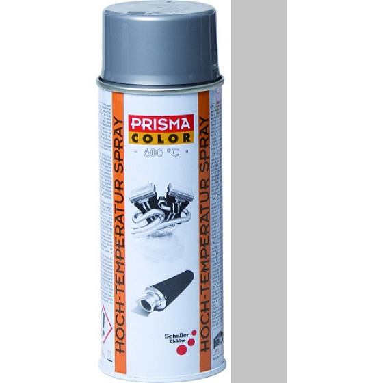 Schuller Eh klar Prisma Color High Temperature resistant spray 91072 Silver 400 ml