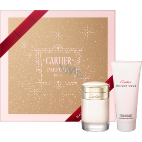 Cartier Baiser Volé perfumed water 50 ml + body cream 100 ml, cosmetic set