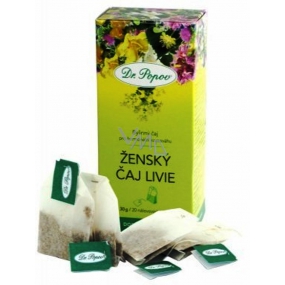 Dr. Popov Women's tea Livia herbal tea for hormonal balance 20 bags 20 x 1,5 g