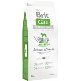 Brit Care Grain free Salmon potato mobile food for adult dogs of large breeds 12 kg VMD parfumerie drogerie