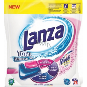 Lanza Total Power washing gel capsules with Vanish for stains 28 pieces