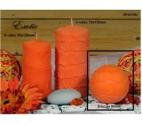 Lima Sirius Exotic scented candle orange ball 80 mm 1 piece