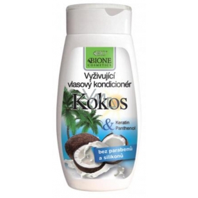 Bione Cosmetics Coconut & Keratin Panthenol Nourishing Hair Conditioner 260 ml