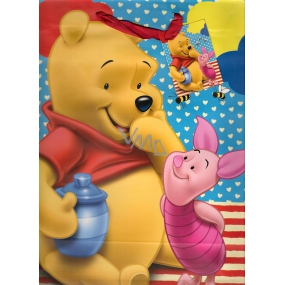 Ditipo Gift paper bag 26.4 x 12 x 32.4 cm Disney Winnie the Pooh and Piggy Bank