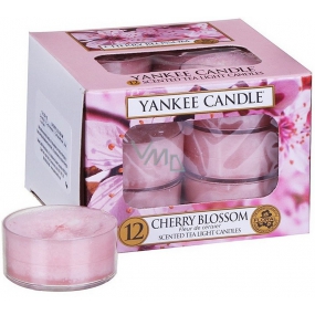 Yankee Candle Cherry Blossom - Cherry Blossom Scented Tealight Candle 12 x 9.8 g