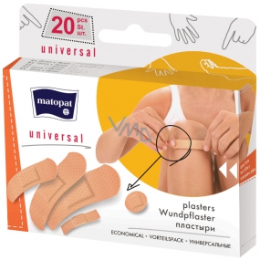 Matopat Universal universal patches with cushion 5 different sizes 20 pieces