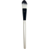 Cosmetic makeup brush flat 12 white-black 19 cm