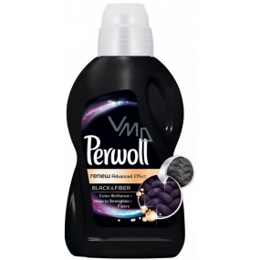 Perwoll Black & Fiber washing gel restores an intense black color, protects against the loss of shape 15 doses of 900 ml
