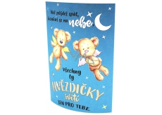 Nekupto Shining lantern in a modern design Before you go to bed 19,5 x 14,5 cm