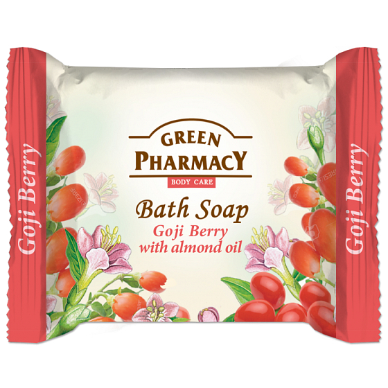 Green Pharmacy Goji Berries and Almond Oil Toilet Soap 100 g