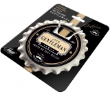 Nekupto League of True Gentlemen Opener, coaster, magnet in one I am a Gentleman - that's why women love me diameter 10 cm