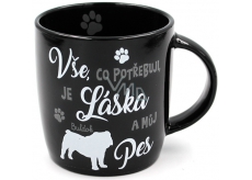 Nekupto Hafani ceramic mug Bulldog 300 ml