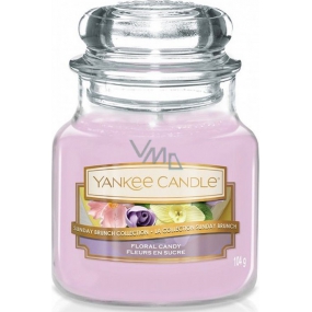 Yankee Candle Floral Candy - Cake with flowers scented candle Classic small glass 104 g