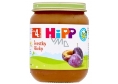 HiPP Fruit Organic Plums fruit side dish, reduced lactose content and without added sugar for children 125 g
