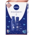 Nivea Skin Sensation nourishing body lotion for women 250 ml + Protect & Care antiperspirant spray for women 150 ml + cream 30 ml, cosmetic set