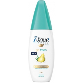 Dove Go Fresh Pear and Aloe Vera antiperspirant deodorant spray pump 75 ml