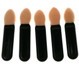 Eye shadow applicator black 5 pieces 80060