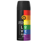 Ax Love is Love deodorant spray for unisex 150 ml limited edition