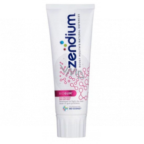 Zendium BioGum toothpaste naturally reduces bleeding gums and gingivitis by 75 ml
