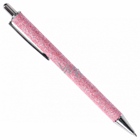 Albi Ballpoint pen glittering pink 14 cm