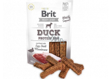 Brit Jerky Dried meat treats protein bar from duck and chicken for adult dogs 80 g
