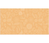 Apli Gift wrapping paper 70 x 200 cm Nordik Fun Pastel orange - flowers