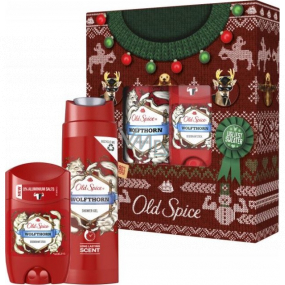 Old Spice Wolfthorn shower gel 250 ml + deodorant stick 50 ml, cosmetic set for men