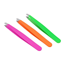 Donegal Neon-Show Tweezers oblique 9,5 cm different colours