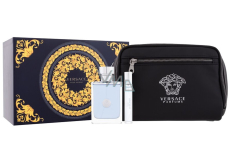 Versace pour Homme Eau de Toilette 100 ml + Eau de Toilette 10 ml miniature + cosmetic bag, gift set for men