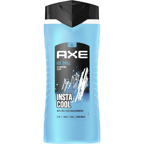 Axe Ice Chill 3in1 shower gel and shampoo for men 400 ml