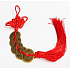 5 Chinese Copper Coins, Feng Shui Harmony Knot, Ancient I Ching, Protection, Prosperity