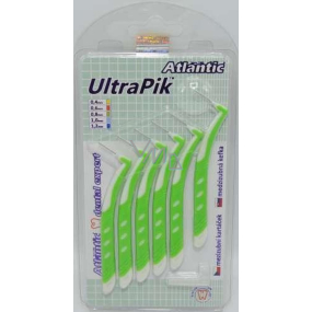 Atlantic UltraPik interdental brushes 0.8 mm Green curved 6 pieces