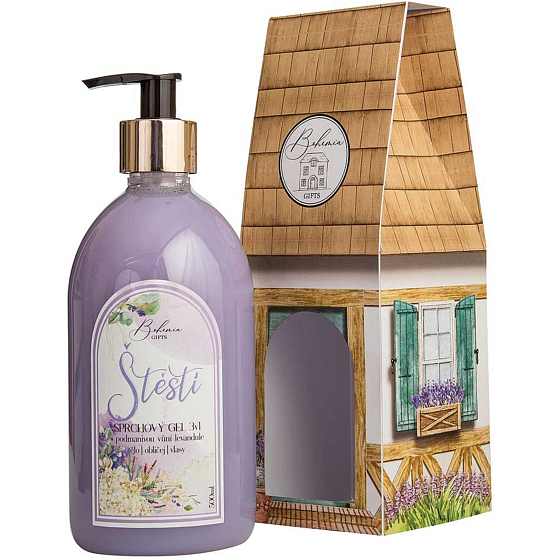Bohemia Gifts Home Happiness 3in1 shower gel for body, hair and hands 500 ml