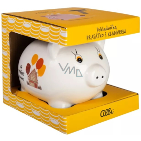 Albi Piglet with hammer treasure box For a dream home 14 cm