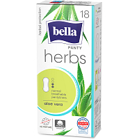 Bella Herbs Slip Sensitive Plantago Panty Liners, 18 pcs