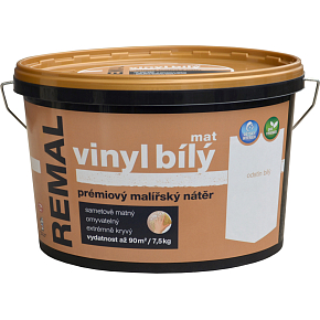REMAL Vinyl White Matte Washable Paint for Walls 7.5 kg