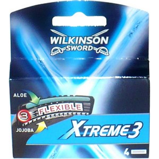 Wilkinson Xtreme 3 spare heads 4 pieces
