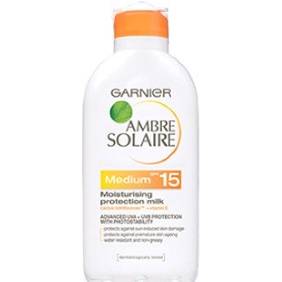Garnier Ambre Solaire SPF15 Sunscreen Medium 200 ml