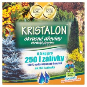 Agro Kristalon Ornamental woody plant universal fertilizer 0.5 kg for 250 l of watering
